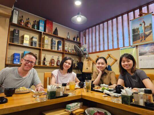 LTL Saigon Team - Andreas, Margot, Ha and Holly